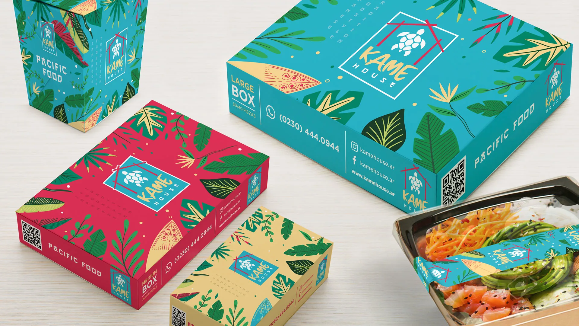 Diseño de packaging Kame House