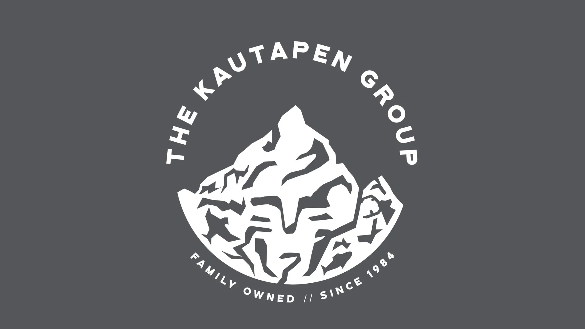 Identidad Kautapen Group sobre fondo oscuro