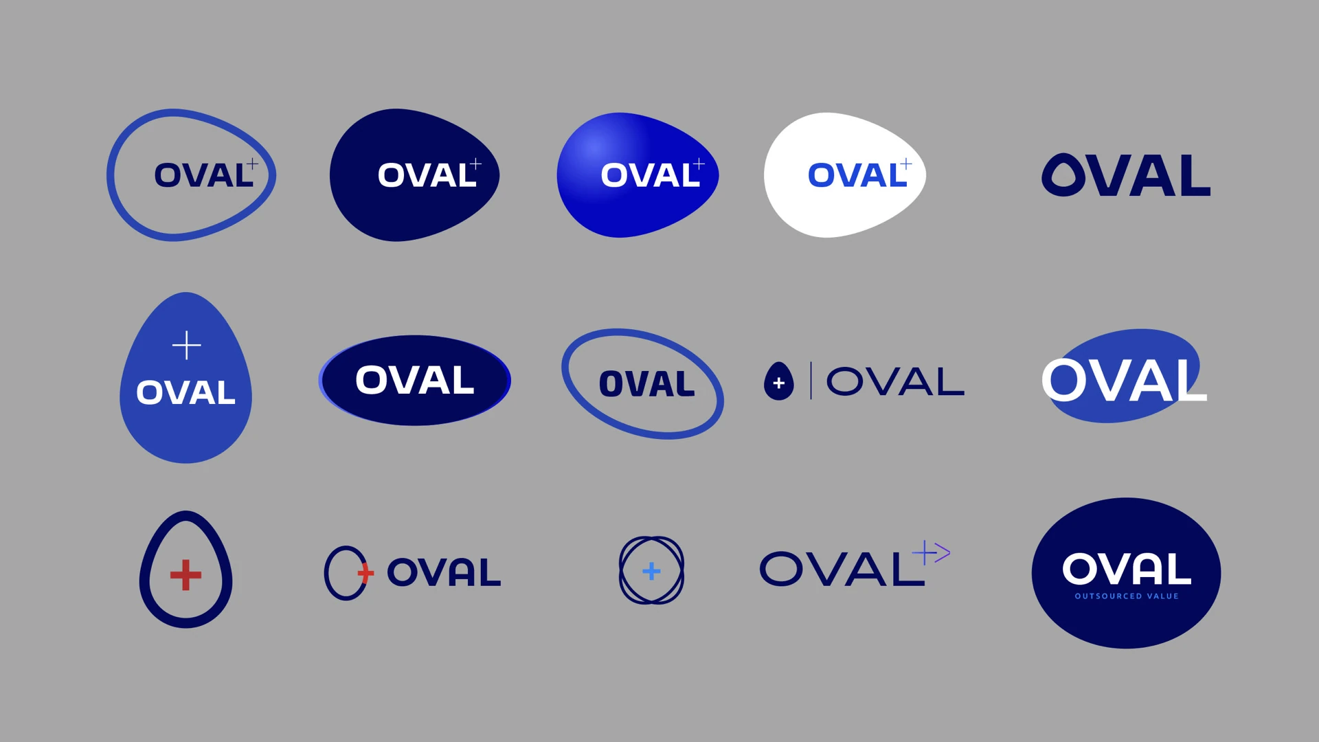 Sistema visual y manual de marca de Oval