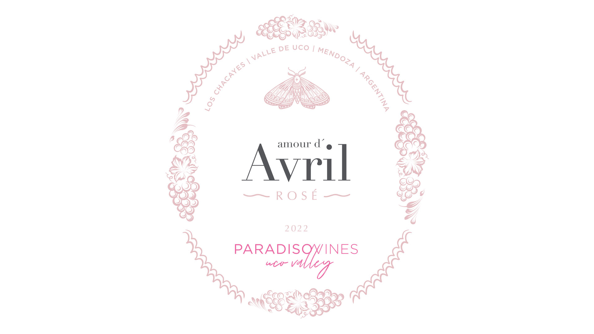 Detalle de identidad y packaging de Paradise Vines